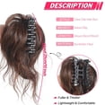 thumbnail image 4 of Pince à Griffes Pièce de Cheveux Synthétiques Chignon Ondulé en Vrac Extension de Cheveux Queue de Cheval, 4 of 6