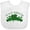 AA-White, variant on Inktastic My 1st St. Patrick's Day with Plaid Shamrocks Boys or Girls Baby Bib