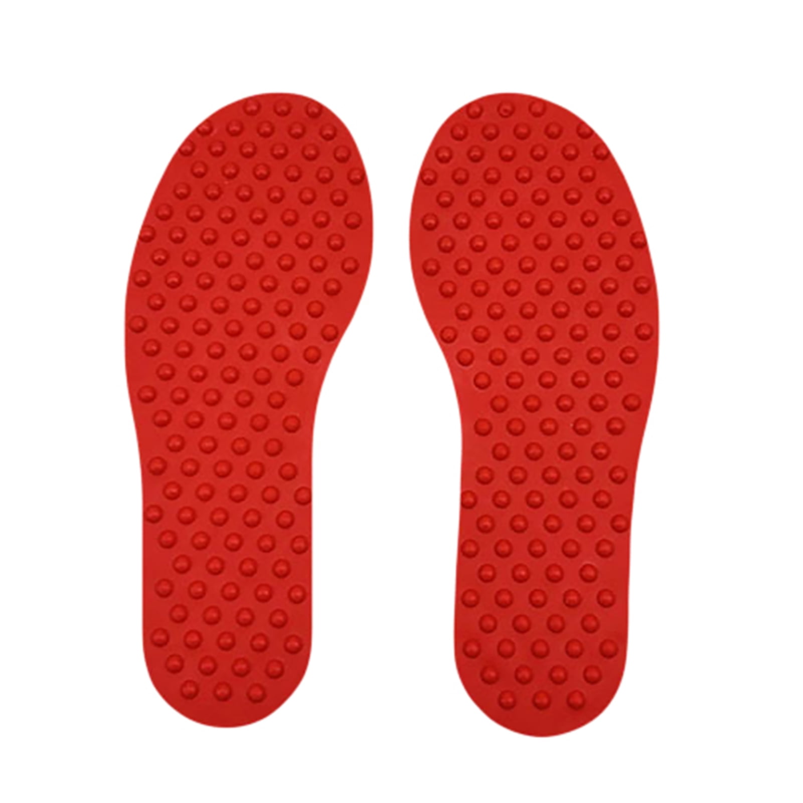 Plastic Footprint Sensory Training Massage Equipment Kids Outdoor Toy Red 