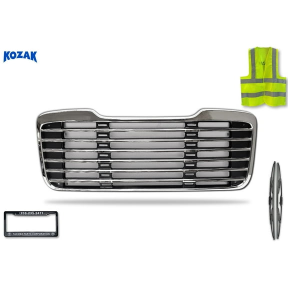KOZAK Compatible with Freightliner M2 2003-2022 Chrome Front Grille A1714787001