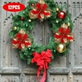 thumbnail image 6 of Jienlioq Christmas Clearance 12pc Artificial Poinsettia Flower Heads - Christmas Wreath DIY Craft Supplies Berry Sprigs Home Decoration Ornament Accessories Kit, 6 of 6