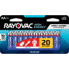 Rayovac High Energy Alkaline Batteries, Size AA Batteries, 20-Pack, 815-20LTK