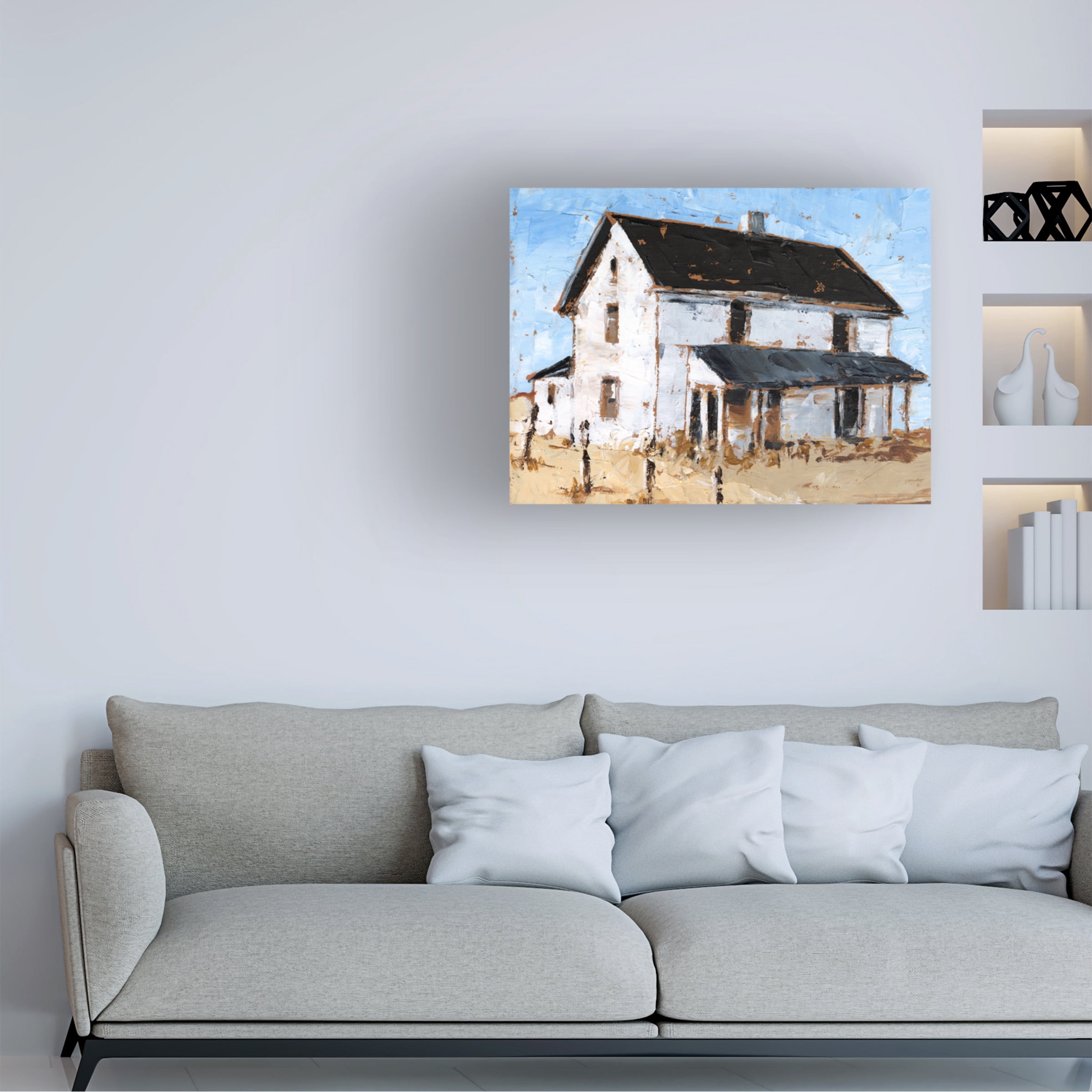 Ethan Harper 'Abandoned Farmhouse I' Canvas Art