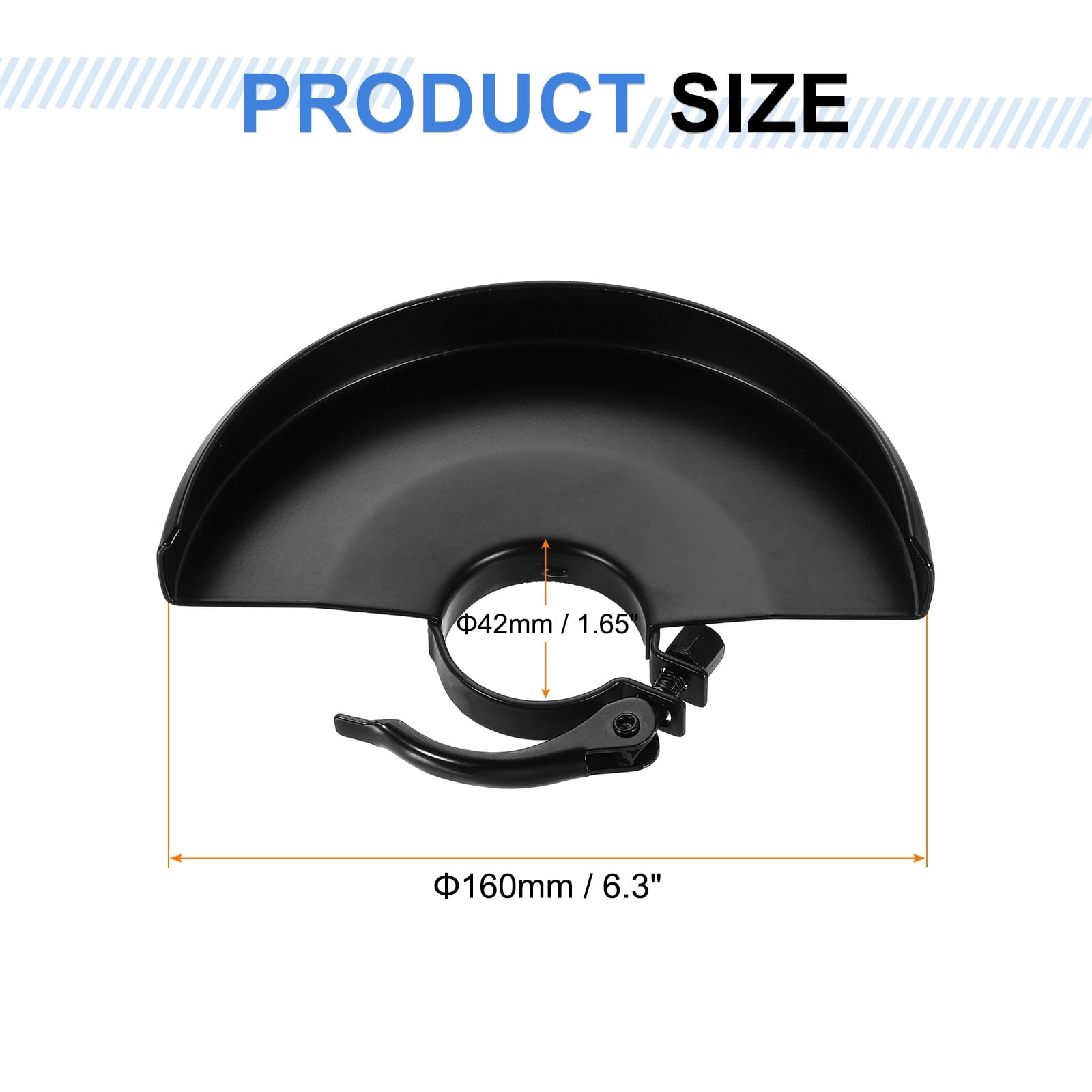 Uxcell 2pcs Grinder Guard 6" 160mm Dia Metal Adjustable Angle Grinder Protector Cover
