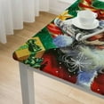 thumbnail image 4 of HAOXIT Christmas Vinyl Tablecloths Rectangle Tables, Vinyl Christmas Tablecloth Heavy Duty Vinyl Tablecloths Christmas Rectangle 40*40, 4 of 7