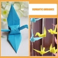 thumbnail image 3 of GOOHOCHY 100pcs Origami Crane Place Cards Origami Crane Bridal Shower Decor Origami Proposal Decor Multicolor Origami Paper Cranes For Bridal Shower And Birthday Party Decorations, 3 of 8