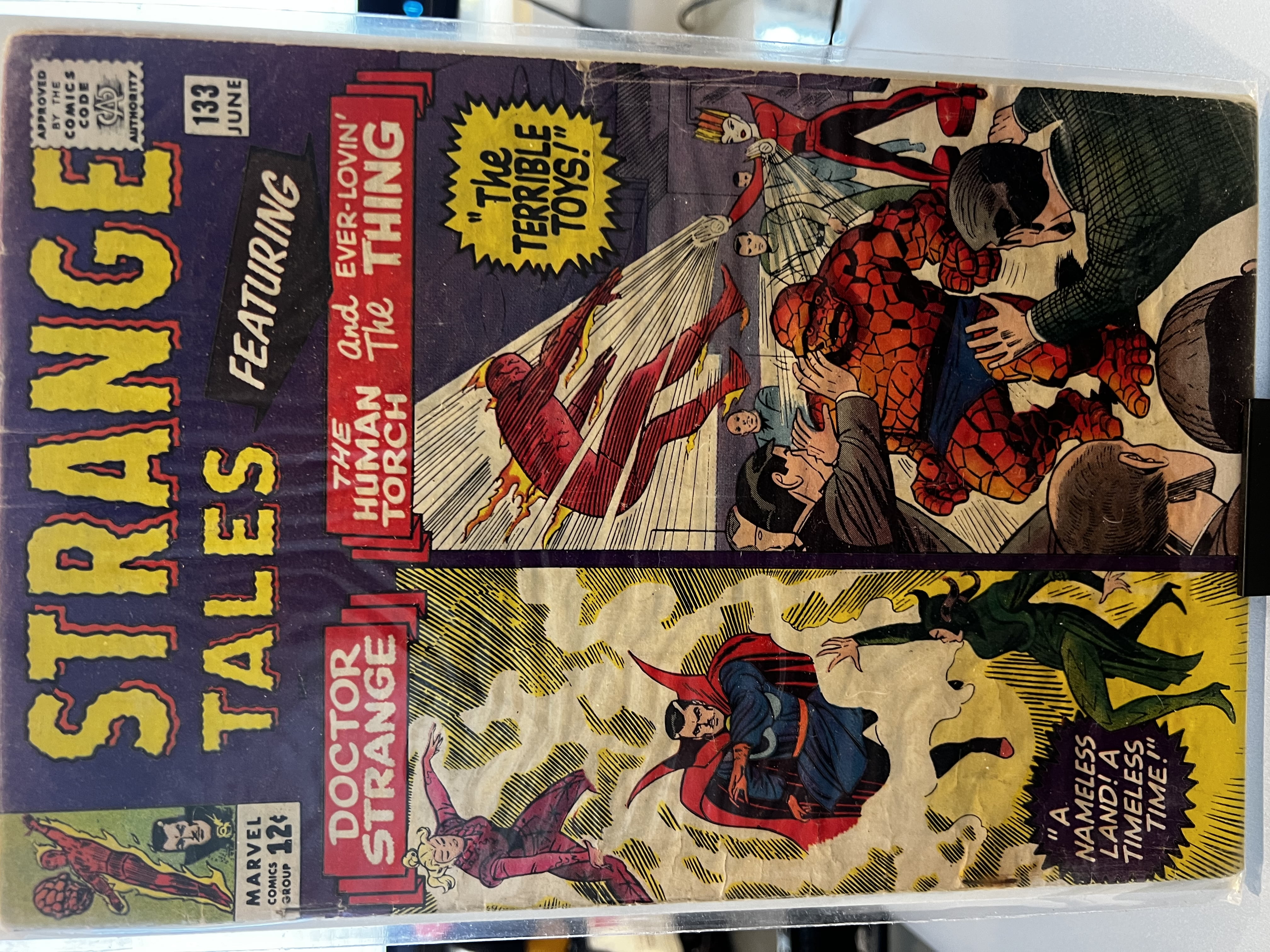 Strange Tales #133 Featuring Doctor Strange Human Torch FINE