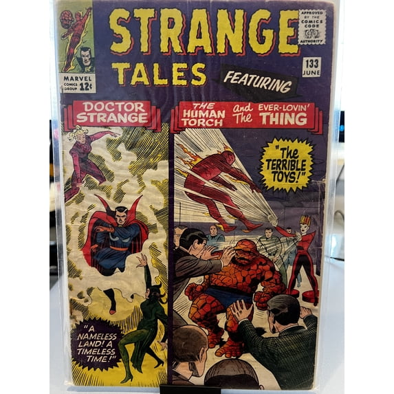 Strange Tales #133 Featuring Doctor Strange Human Torch FINE