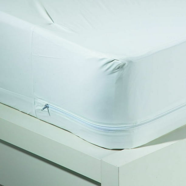Bed Bug Waterproof Zippered Vinyl Mattress Cover Protector 9 Encasement Full Size Set Of 2
