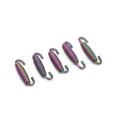 thumbnail image 1 of Tubo de escape Unique Bargains 5 Piezas 45mm Longitud de Acero Inoxidable Accesorio de Motocicleta Giratorio Resorte, 1 of 2
