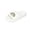 White, variant on Fnooota Girls Slide Sandals, Waterproof Open Toe Slip On Non Slip Summer Shoes Yellow Size 1-1.5(Big Kids)