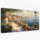 thumbnail image 1 of Pintura paisajística artesanal con texturas y luz dorada del sol, ideal para decorar salas de estar, dormitorios, baños y oficinas domésticas con un ambiente natural sereno., 1 of 6
