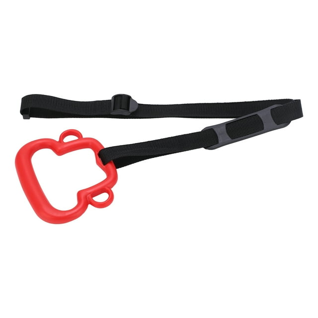 Kids Pull Up Rings, Children Gymnastic Ring Climbing Equipment Physical Exercise ABS for Indoors Outdoor Red,Blue,Black