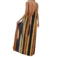 thumbnail image 5 of Nmnitkp Women's Dresses Sleeveless Spaghetti Strap Backless Abstract Stripe Print Maxi Dress, Boho Dresses Casual Loose Fit Summer Beach Vacation Loungewear Dress Multicolor,S, 5 of 7