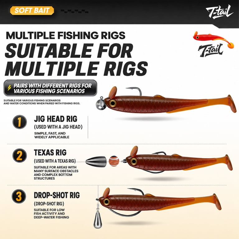 9 fishing lure soft plastic 9-PC Frog Lure,  GOTURE grade trolling skirt designed for offshore spreads Z-Man GrubZ, 9" Glow (3