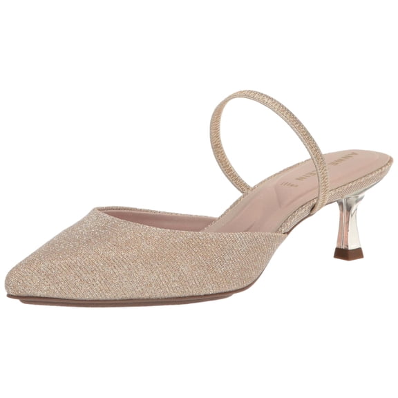 Anne Klein Iella Kitten Heeled Pump Platinum IELL01F9-089 Women's Size 8