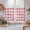 Red, variant on Red Buffalo Plaid Kitchen Curtain for Berdoom Living Room Cafe 45 Inch Length, Farmhouse Check Stripes Retro Geometric Tiers Curtains Light Filtering Drapes Window Treatment 2 Panels 52"Wx45"L