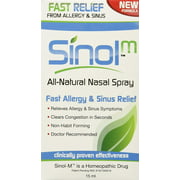 Sinol Sinol-M Homeopathic Allergy and Sinus Relief, 0.50721 Ounce