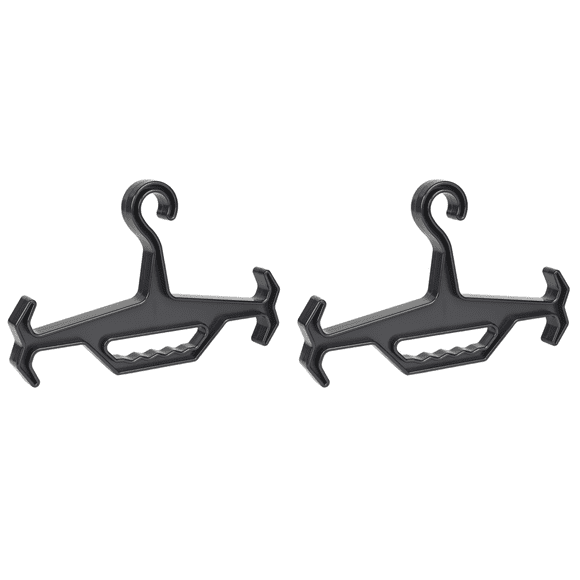 Peggybuy Carrier Vests Hanger Heavy Duty Hunting Hanger Rack Paintball Equipment (Black)