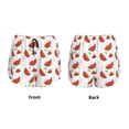 thumbnail image 6 of Goofa Hand Drawn Watermelon Printed Women 2 in 1 Running Shorts,Quick Dry Athletic Workout Shorts,High Waisted Athletic Shorts with Liner Pockets-Medium, 6 of 9