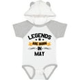 thumbnail image 3 of Inktastic Legends Are Born in May Boys or Girls Baby Bodysuit, 3 of 5