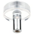 thumbnail image 3 of 1-1/2 in. Round Modern Clear Acrylic Cabinet Knobs, Polished Chrome, 3 of 4