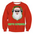 thumbnail image 1 of Pull à Manches Longues Pull Imprimé Noël Sweat-Shirt de Couple, 1 of 2