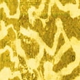 thumbnail image 1 of Ahgly Company Indoor Square Abstract Yellow Modern Area Rugs, 4' Square, 1 of 4