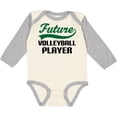 thumbnail image 3 of Inktastic Future Volleyball Player Boys Long Sleeve Baby Bodysuit, 3 of 5