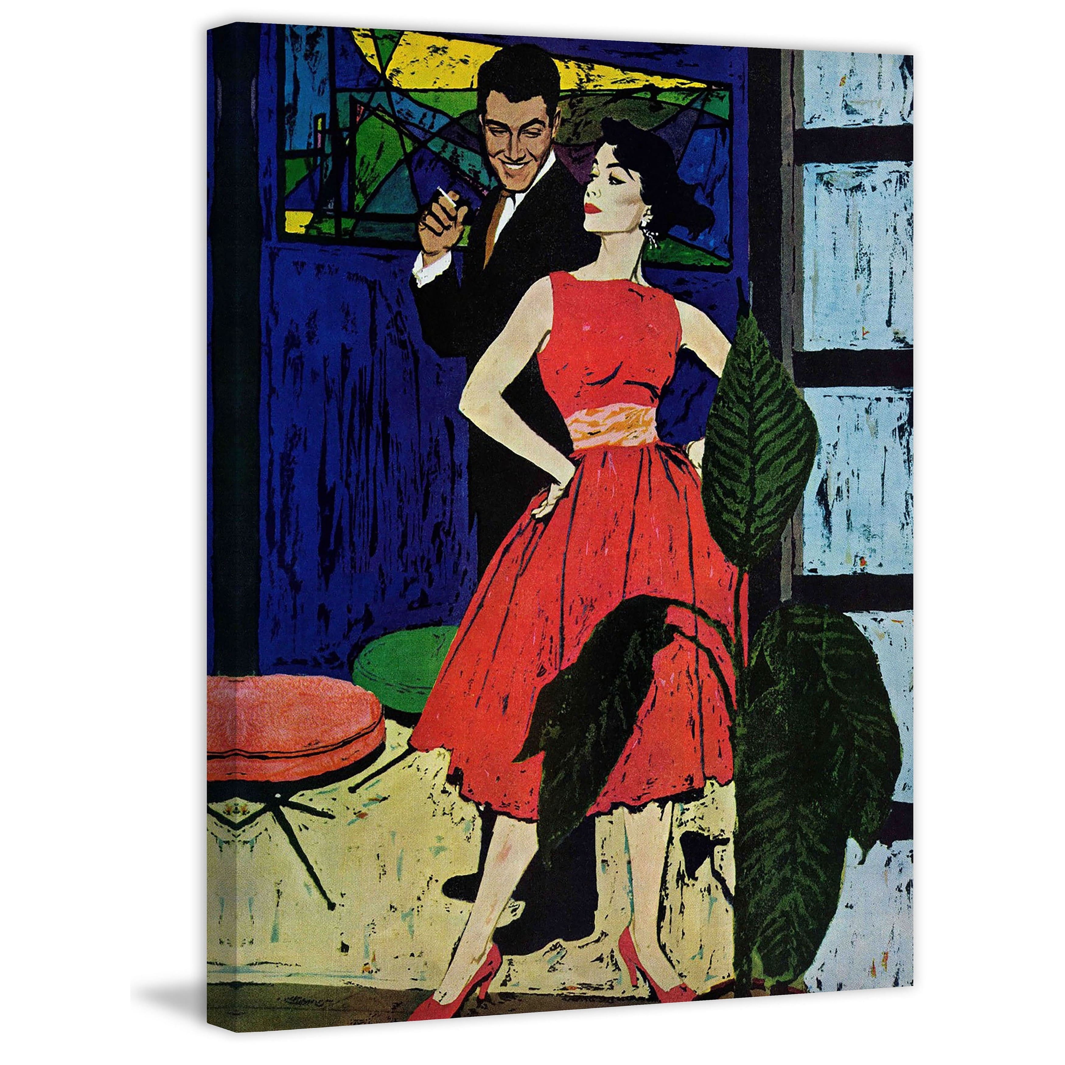 Marmont Hill "Marriage Bait" by Morgan Kane Painting Print on Canvas