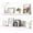 White, variant on Picture Ledge Shelf, Floating Shelves Set of 2, 36 Inches Picture Shelf for Wall with Ledge, Kids Bookshelf Wall Mounted for Living Room Bedroom Decor Books Photo Frames - White