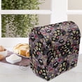 thumbnail image 3 of Owls Stand Mixer Cover, Crazy Owls and Tasty Delicious Sweets Cupcakes Ice Cream Candy and Abstract Leaves, Kitchen Appliance Organizer Bag Cover with Pockets, 5 Quarts, Multicolor, by Ambesonne, 3 of 4
