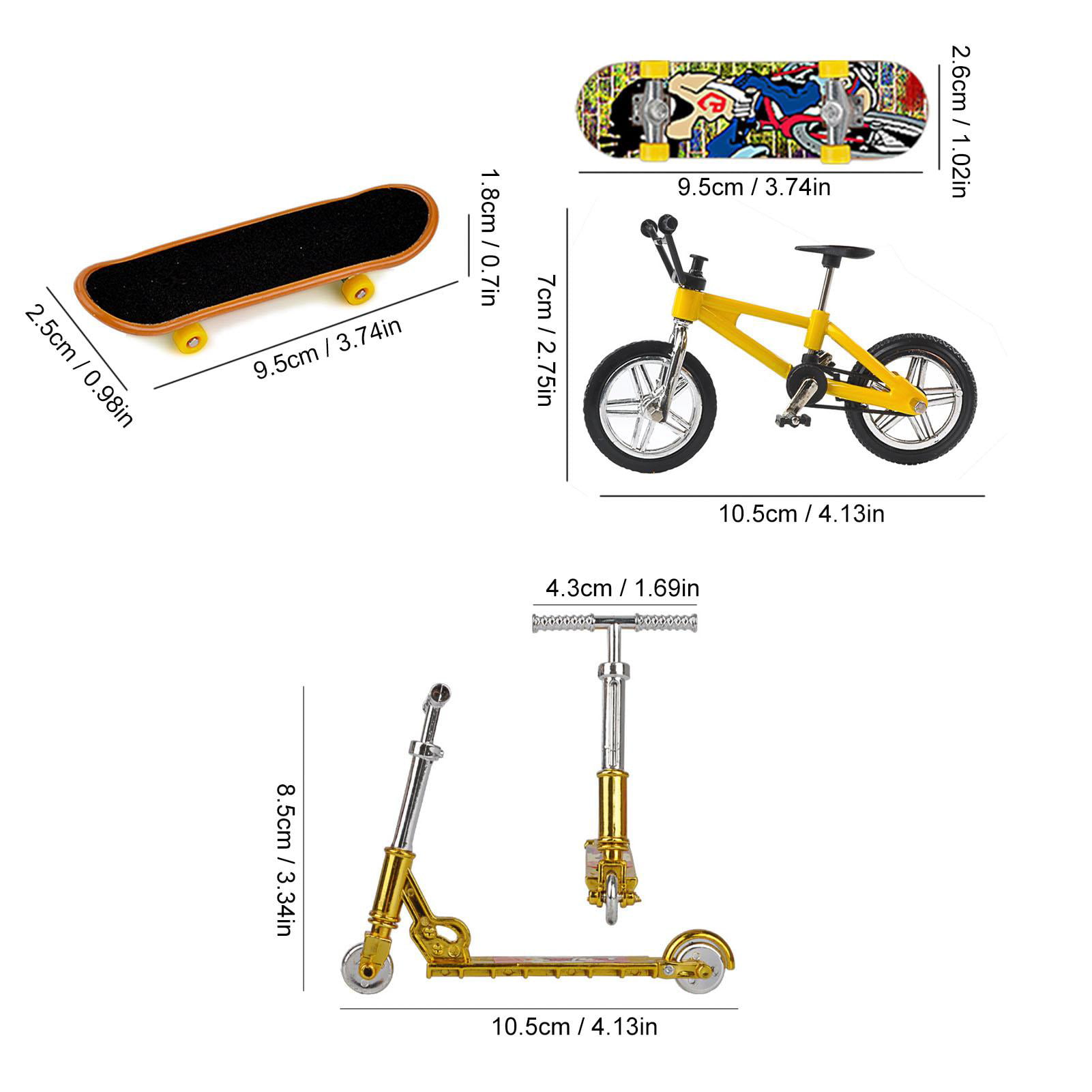 Details about   1 set of Finger Bike Toys Folding Scooter Toys Kids Educational Board Game Toys 
