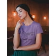 thumbnail image 2 of Glitter My Favourite Color Shaped T-Shirt Women -Image by Shutterstock, Female Medium, 2 of 4