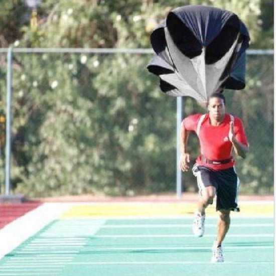 TOOLSSIDE 48 Speed Parachute for Speed Training Running Speed Chute Soccer Drilling Football Running Resistance Parachute for Runner 
