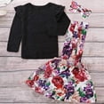 thumbnail image 4 of Bebé niña niños 3 piezas primavera manga larga flores conjuntos de ropa Tops (6-12M) Ehuebsd Para estrenar, 4 of 7