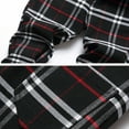 thumbnail image 4 of Keevoom Boys Dress Pants School Uniform Plaid Chino Skinny Fit Stretch Fashion Pants, 4 of 5
