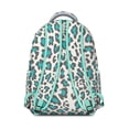 thumbnail image 3 of Tropical Leopard Backpack Cute Animal Print, Modern Cheetah Pattern School Bag for Students and Daily Use, 3 of 6