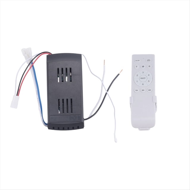 Kit de Control Remoto Universal para Ventilador de Techo de 50 W, 6 Velocidades y Temporizador, Control Remoto de Repuesto para Ventiladores y Luces de Techo de CC.