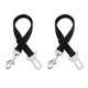 thumbnail image 1 of 2 correas para perros con cinturón de seguridad para mascotas con clip giratorio y longitud ajustable para perros y gatos, arnés negro para todos los vehículos, 1 of 8