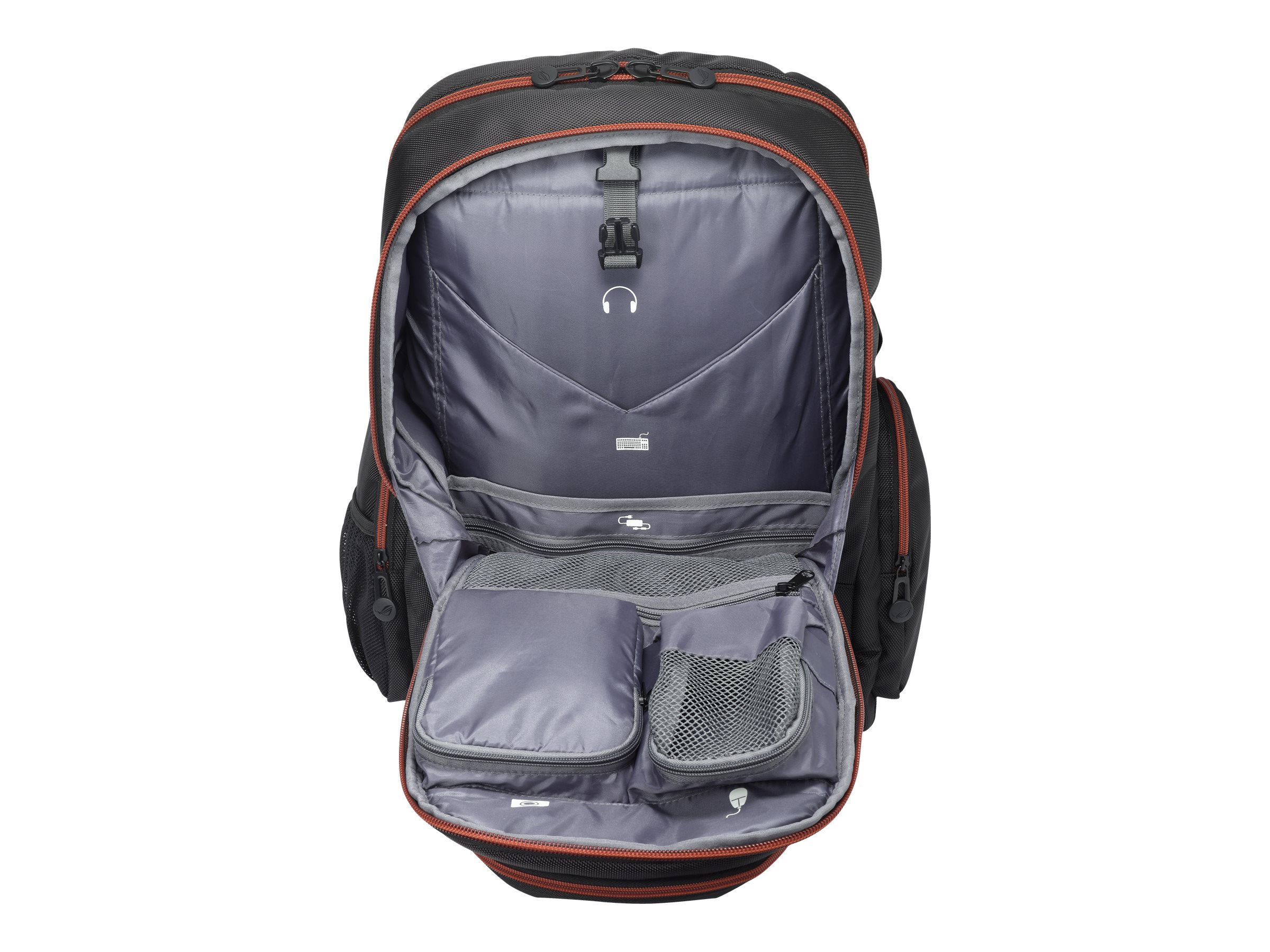 90XB0160-BBP010 ROG nomad Carrying Case (Backpack) for 17in Notebook, Tablet - Black - image 3 of 15