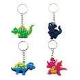 thumbnail image 3 of AOOOWER 12Pcs European and American Dinosaur Keychain Party Gifts PVC Crafts Car Pendant, 3 of 8
