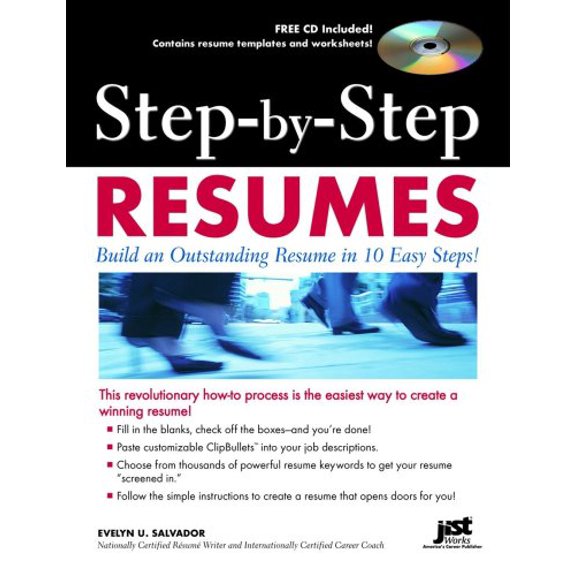 Pre-Owned Step-by-Step Resumes: Build an Outstanding Resume in 10 Easy Steps, 9781593572976, 1593572972, Paperback,