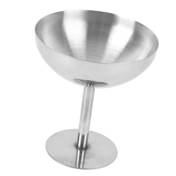 Copa de Helado, Lavavajillas de 160 ml de Taza de Postre de Acero inoxidable para pudín