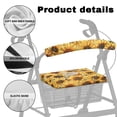 thumbnail image 5 of HELLHERO Cat Sunflowers Rollator Walker Seat Back Cover and Seat & Back Cover for Elderly Adults Breathable for Machine Washable, 5 of 7