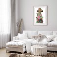 thumbnail image 4 of 5D diamante pintura flor Cruz parcial forma especial taladro DIY (HB269) Sywqhk Decoración hogareña, 4 of 9