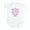 Cloud White, variant on CafePress - Loved Little Girl Infant Bodysuit - Baby Light Bodysuit, Size Newborn - 24 Months