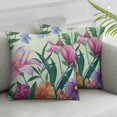 thumbnail image 3 of nygtbtfer Pillow Set of 2 Colorful Flower Outdoor Decorative Throw Pillow Covers Pillowcases Cushion Covers for Couch Bed Sofa Chair Decor White, 3 of 7