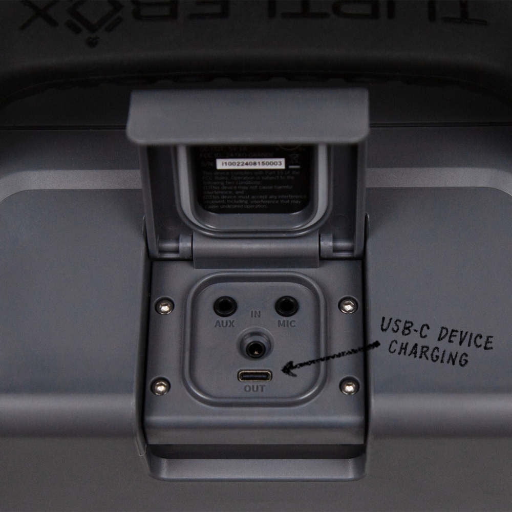 Turtlebox Grande Speaker, Gray