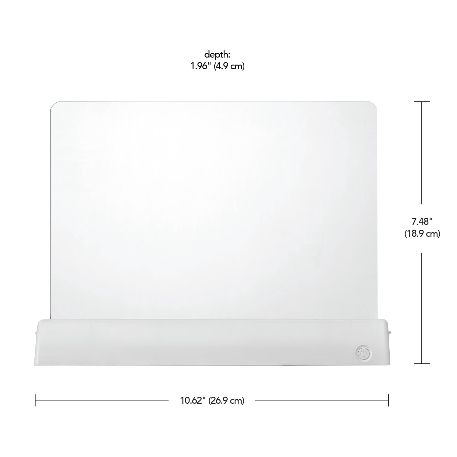 Globe Electric LED Rechargeable Color Changing Glow Light Board with Included USB-C Cable, Markers, Wipes and Stencils